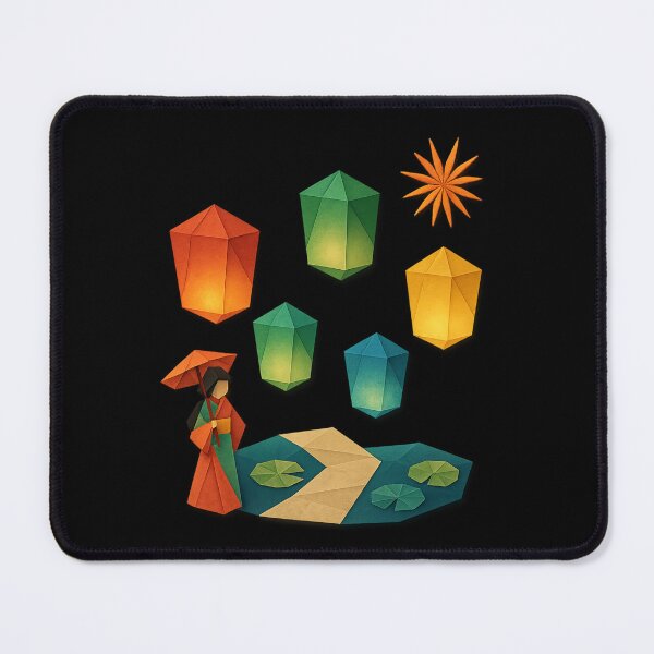 Item preview, Floating Origami Lanterns with Paper Fireworks designed and sold by S-Dstyle.