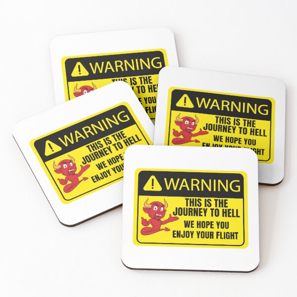 Item preview, Warning this is the journey to hell we hope you enjoy your flight designed and sold by BritishDelights.
