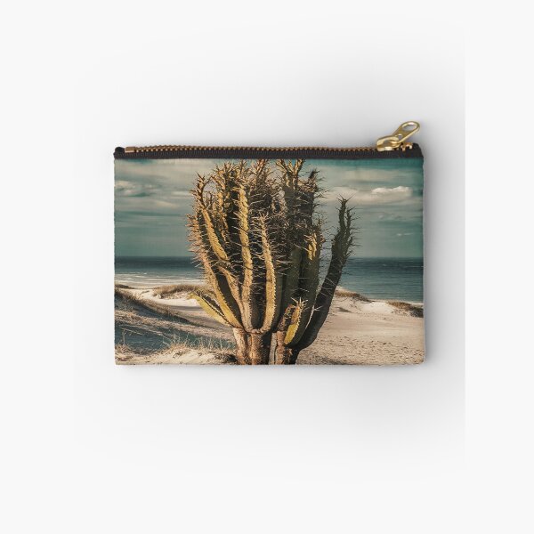 Item preview, Sandy Beach Landscape with Prominent Cactus designed and sold by AnimalAirtistry.