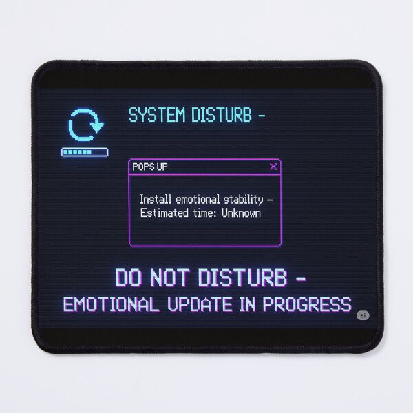 Item preview, Do Not Disturb – Emotional Update in Progress designed and sold by NewDesignFR.