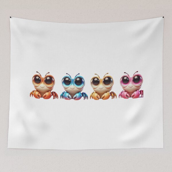 Item preview, Cute Fiddler Crab Colourful Set designed and sold by Sillytoe.