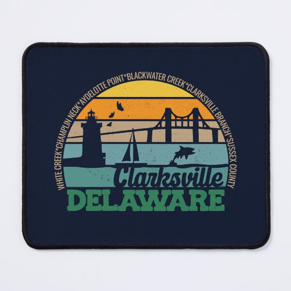 Item preview, Clarksville Delaware Retro Sunset Local Pride Logo  designed and sold by CRHPOD20.
