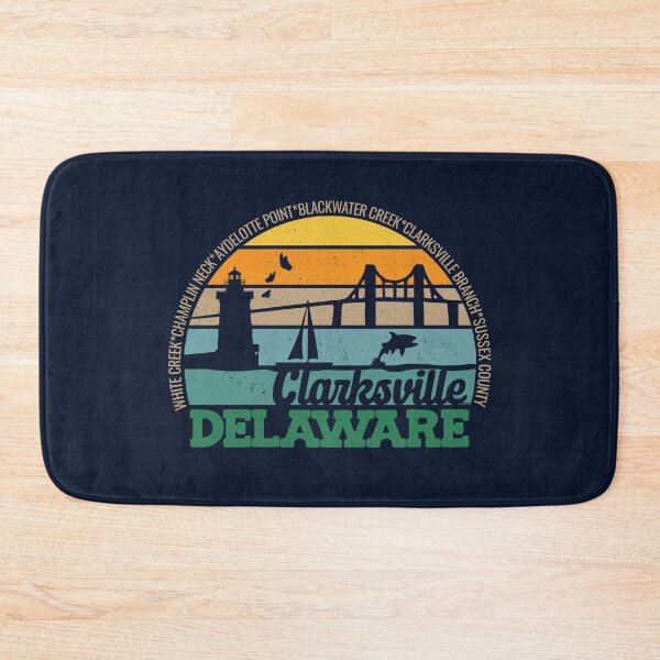 Item preview, Clarksville Delaware Retro Sunset Local Pride Logo  designed and sold by CRHPOD20.
