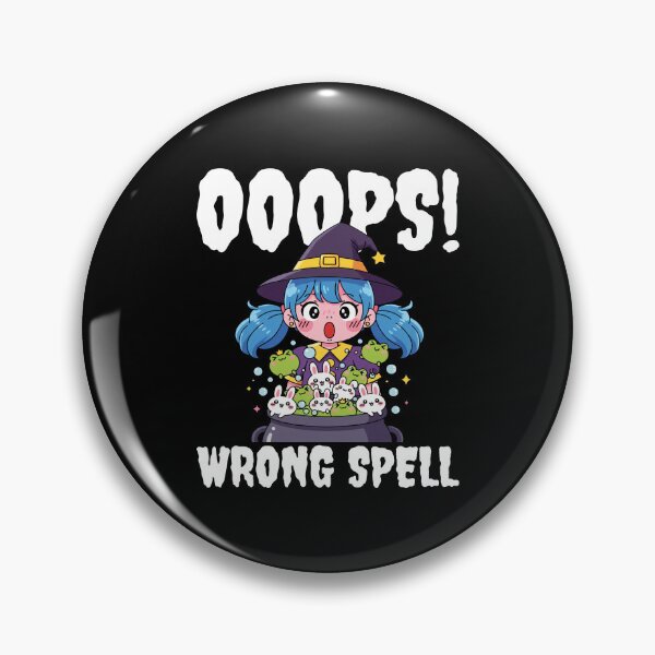 Item preview, OOOPS! WRONG SPELL - WITCH HALLOWEEN designed and sold by KEF Custom.
