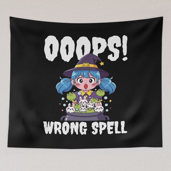 Item preview, OOOPS! WRONG SPELL - WITCH HALLOWEEN designed and sold by KEF Custom.