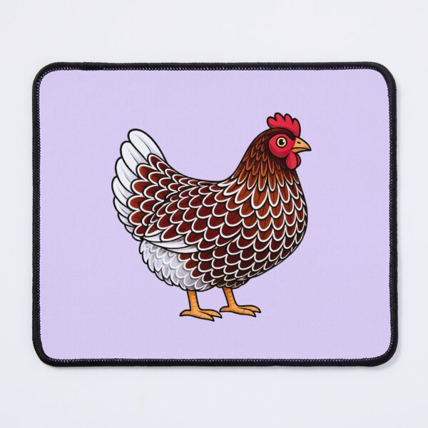 Item preview, Red Laced Splash Wyndotte Chicken Cartoon designed and sold by AnotherFemaleHuman.