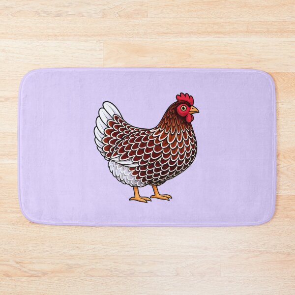 Item preview, Red Laced Splash Wyndotte Chicken Cartoon designed and sold by AnotherFemaleHuman.