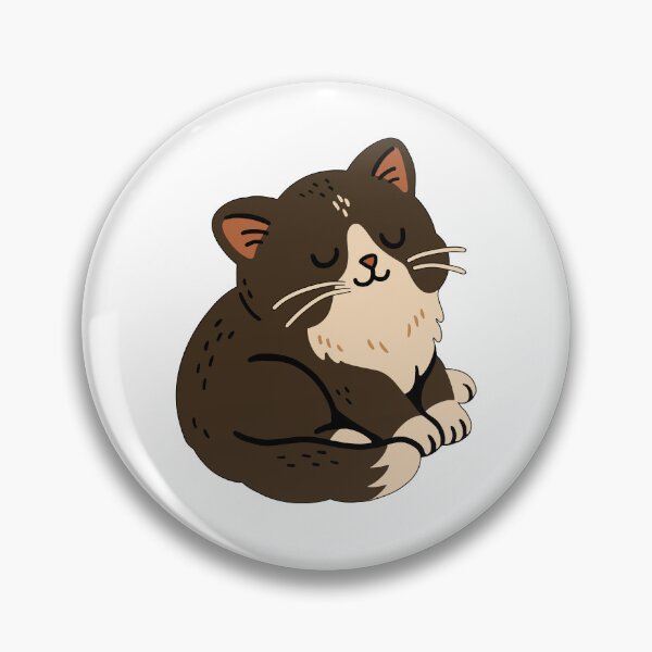 Item preview, Sleepy Kitty cartoon designed and sold by ShopKymiras.