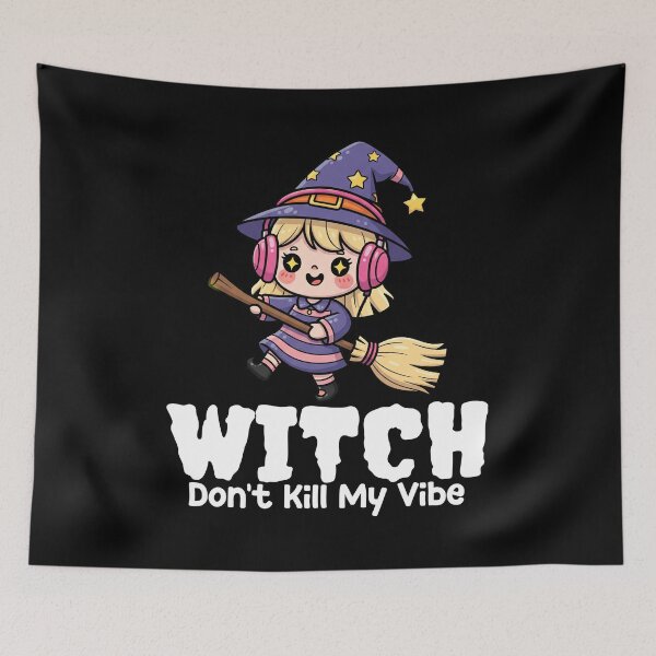 Item preview, WITCH DON'T KILL MY VIBE - WITCH HALLOWEEN designed and sold by KEF Custom.