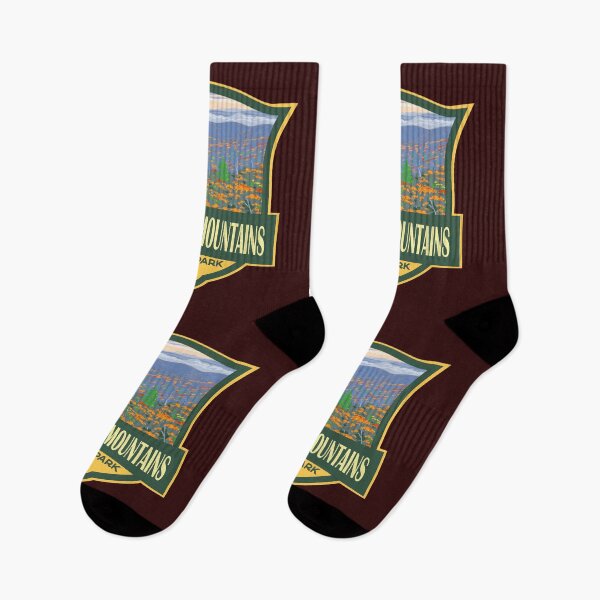 Item preview, Great Smoky Mountains National Park Illustration Travel Retro Badge designed and sold by KrisSidDesigns.