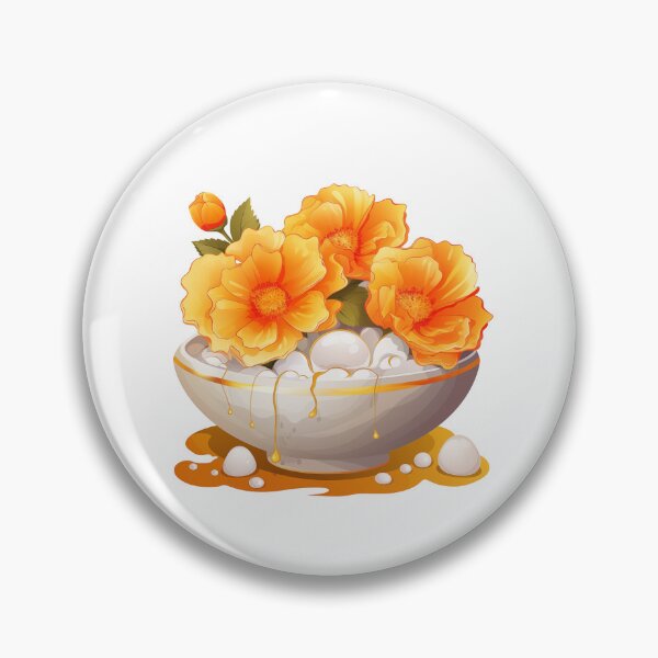 Item preview, Golden Rim Blossom Bowl designed and sold by New-School-Wave.