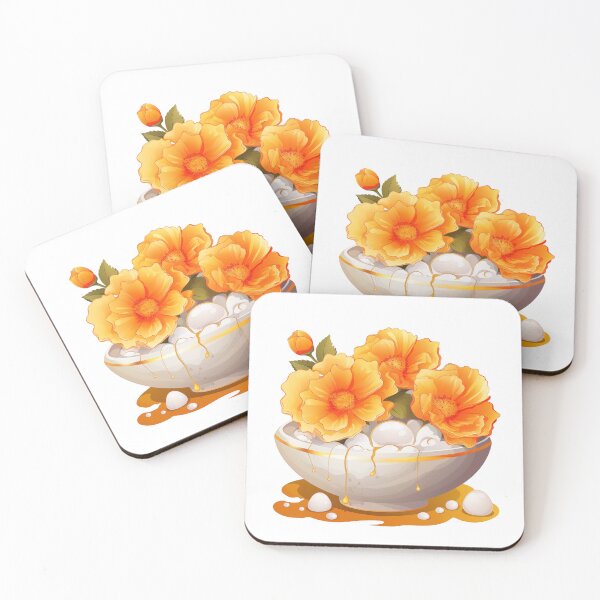 Item preview, Golden Rim Blossom Bowl designed and sold by New-School-Wave.
