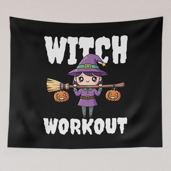 Item preview, WITCH WORKOUT - WITCH HALLOWEEN designed and sold by KEF Custom.