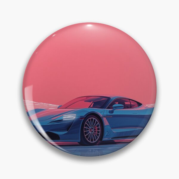 Artikelvorschau, Retro-futuristischer Supersportwagen – Synthwave Neon Art entworfen und verkauft von Gabrielasmar Automotive art.