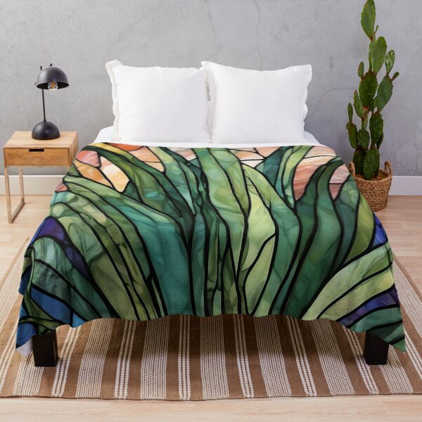 Item preview, Stained Glass Sansevieria Love Plant in Pot designed and sold by Ciervo Primavera.