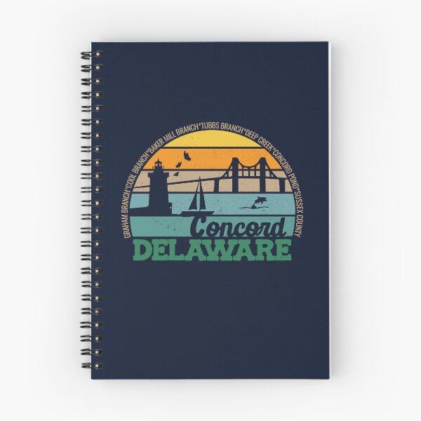 Item preview, Concord Delaware Retro Sunset Local Pride Logo  designed and sold by CRHPOD20.