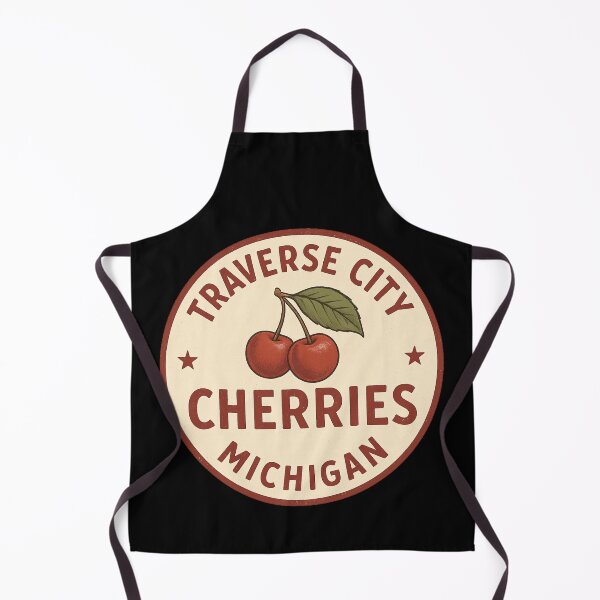 Item preview, Traverse City Michigan Cherry Badge designed and sold by American Travels.