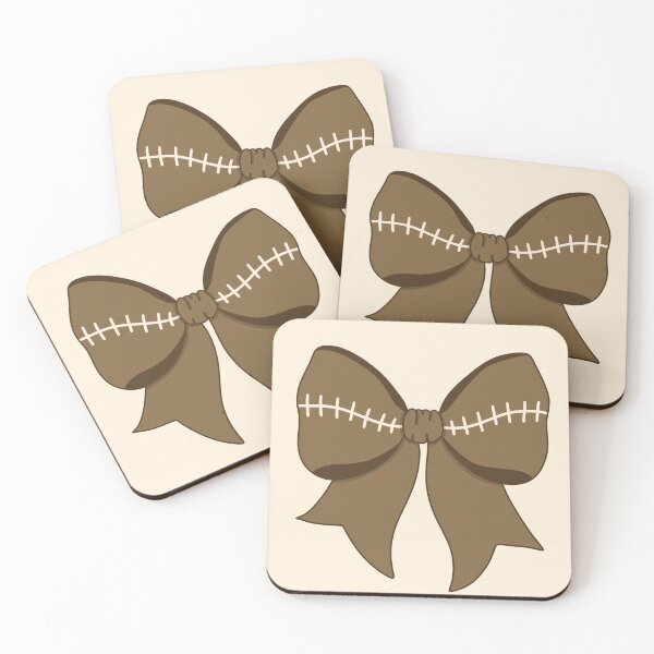 Item preview, Football bow designed and sold by Lydia.Create.