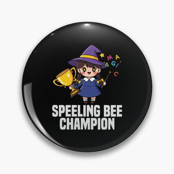 Item preview, SPEELING BEE CHAMPION - WITCH HALLOWEEN designed and sold by KEF Custom.