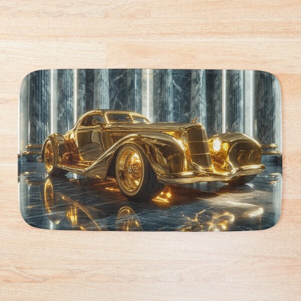 Item preview, Gold Classic Car Art  designed and sold by TheDarkWardrobe.