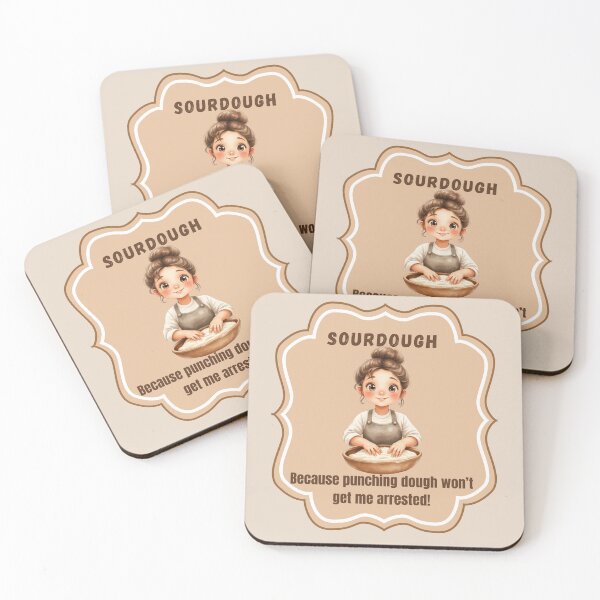 Item preview, Sourdough: Because Punching Dough Won't Get Me Arrested! designed and sold by rustyroofco.