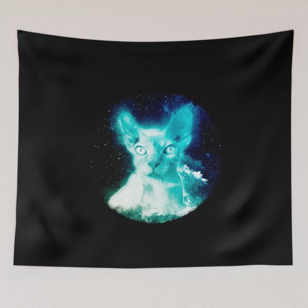 Item preview, Sphynx Cat Shirt Sci fi Space Hairless Cat T Shirt designed and sold by cgocgy.