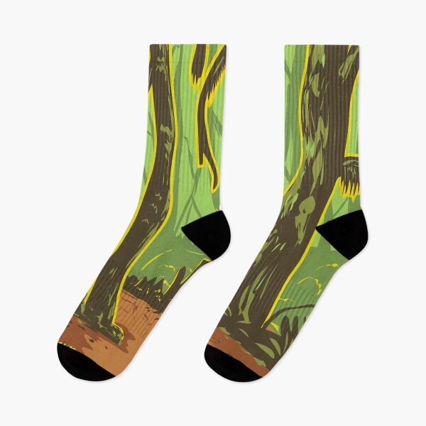 Item preview, Olympic National Park Hoh Rainforest Illustration Travel Art Vintage designed and sold by KrisSidDesigns.