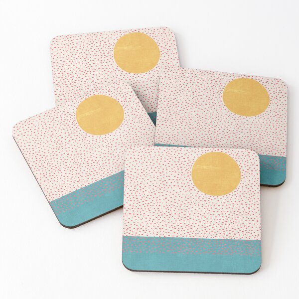 Item preview, Paisaje abstracto Sol sobre el mar designed and sold by FAROSSTUDIO.