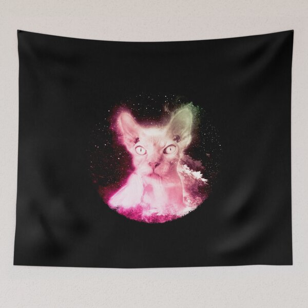 Item preview, Sphynx Cat Shirt Trippy Hairless Cat Space T Shirt designed and sold by cgocgy.
