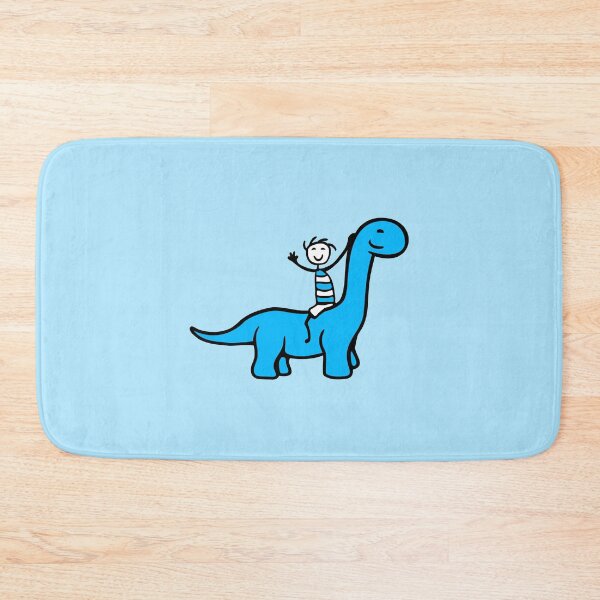 Item preview, Brachiosaurus Long Neck Rider Riding Boy Girl Dinosaur designed and sold by shirt-o-mat.