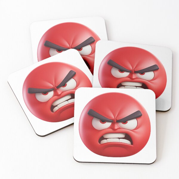 Item preview, Fiery Red Rage Face designed and sold by New-School-Wave.