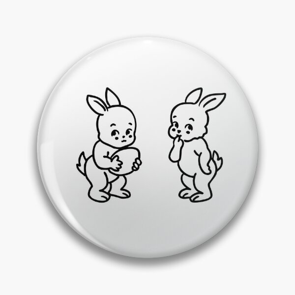 Item preview, Cute cartoon cherub bunny rabbit designed and sold by TanArtDesign.
