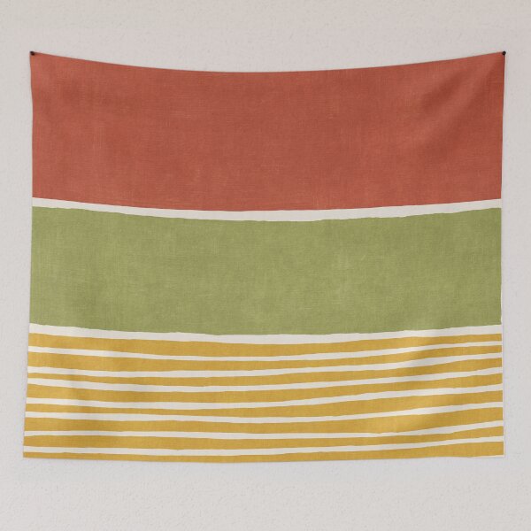 Item preview, Color Block Yellow Green Red 04 designed and sold by FAROSSTUDIO.
