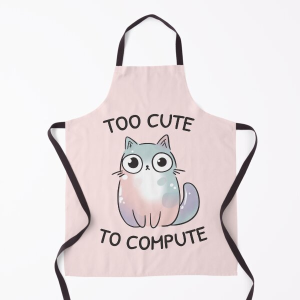 Item preview, Too Cute to Compute designed and sold by CatCraftCo.