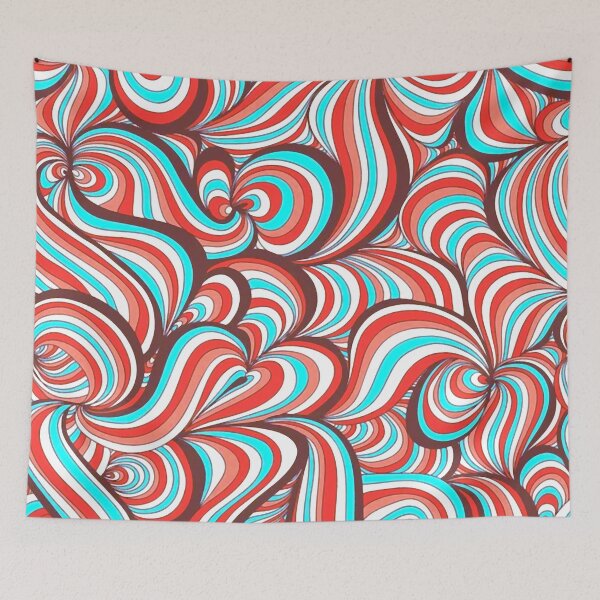 Item preview, Retro Psychedelic Pattern designed and sold by ViaARTfactory.