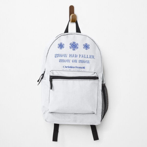 Item preview, “Snow Had Fallen, Snow on Snow — Christina Rossetti, In the Bleak Midwinter Quote” designed and sold by Novel Works Studio.