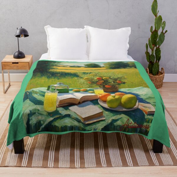 Item preview, "Summer's Farewell: Nostalgic Picnic in the Late Afternoon Light" designed and sold by Artisticanvas.
