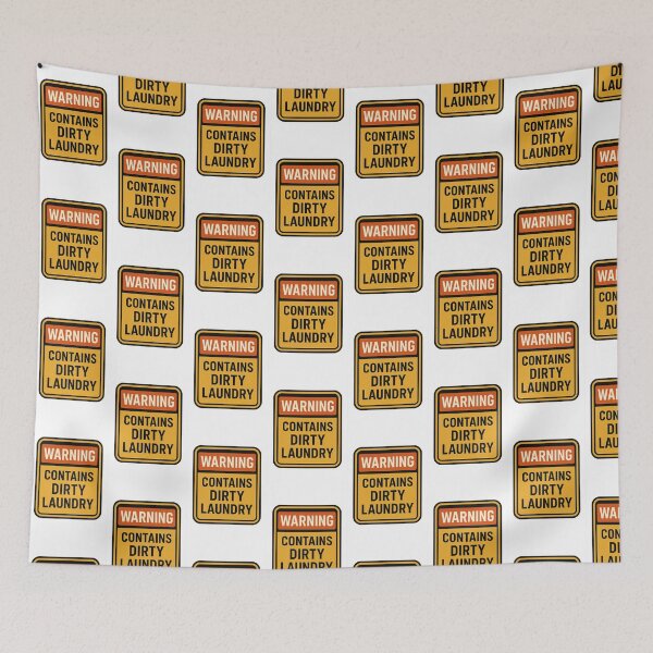 Item preview, Warning: Contains Dirty Laundry designed and sold by tropicaltee.