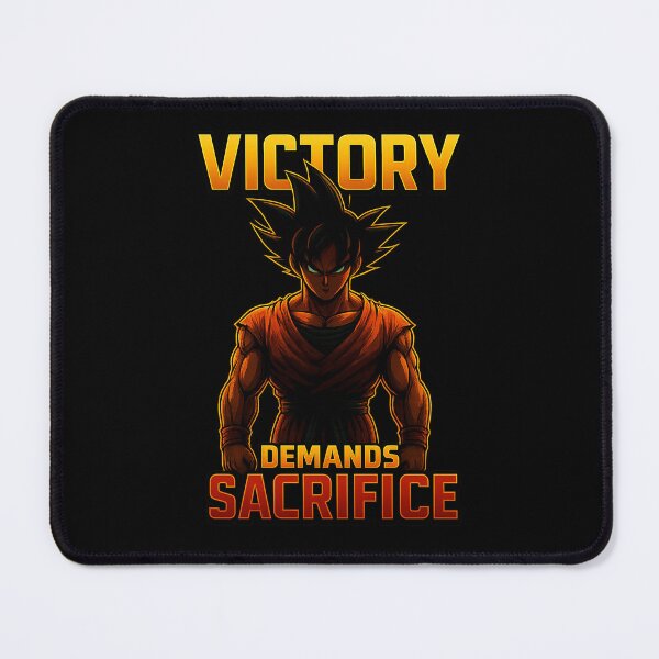 Item preview, Anime Warrior Quote Poster - Victory demands sacrifice designed and sold by SoulFlex.