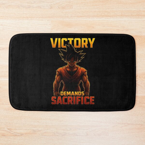 Item preview, Anime Warrior Quote Poster - Victory demands sacrifice designed and sold by SoulFlex.