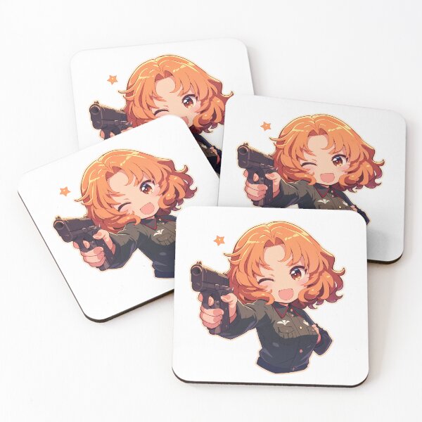 Item preview, Orange Pekoe Girls und Panzer Kawaii Chibi Anime designed and sold by PMartistStudio.