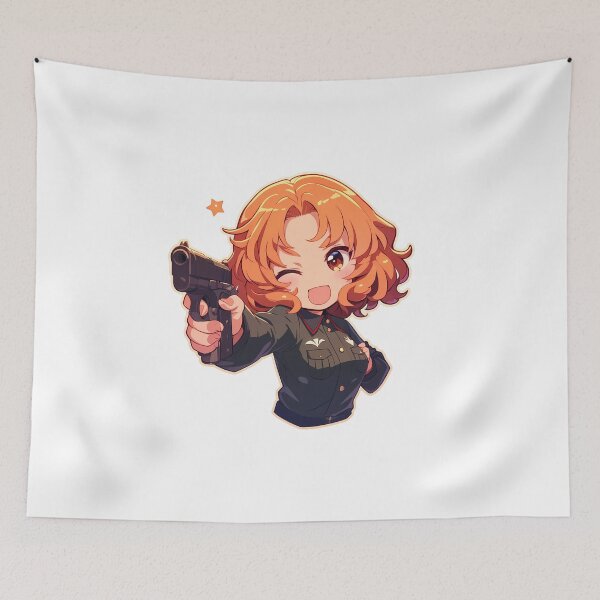Item preview, Orange Pekoe Girls und Panzer Kawaii Chibi Anime designed and sold by PMartistStudio.