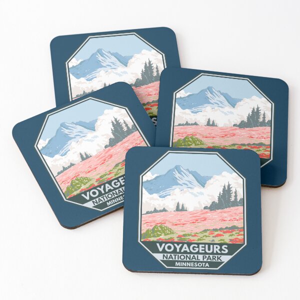 Item preview, Voyageurs National Park Minnesota Illustration Retro Emblem designed and sold by KrisSidDesigns.