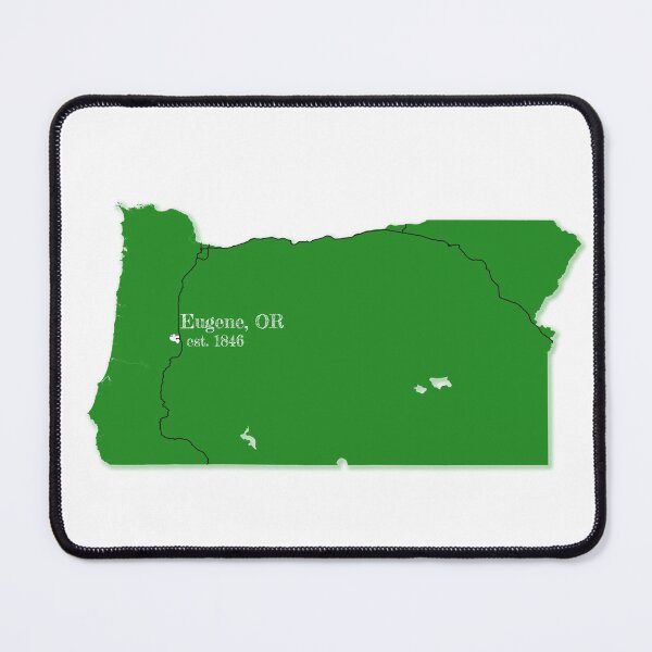 Item preview, Eugene, OR [Green] designed and sold by PhilbonianDezin.