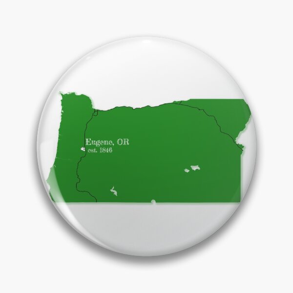 Item preview, Eugene, OR [Green] designed and sold by PhilbonianDezin.