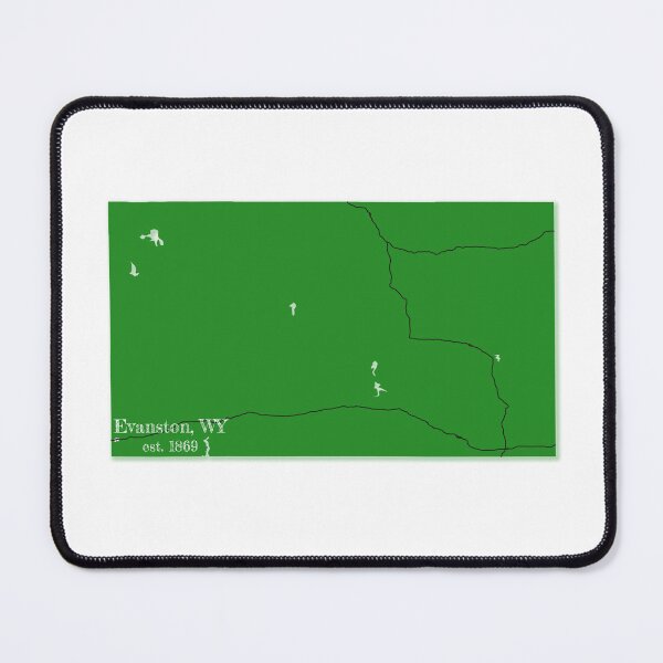 Item preview, Evanston, WY [Green] designed and sold by PhilbonianDezin.