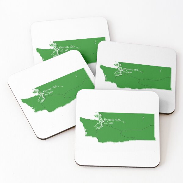 Item preview, Everett, WA [Green] designed and sold by PhilbonianDezin.