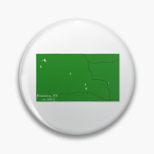 Item preview, Evanston, WY [Green] designed and sold by PhilbonianDezin.