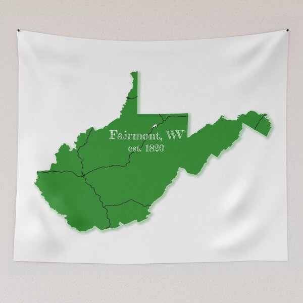 Item preview, Fairmont, WV [Green] designed and sold by PhilbonianDezin.