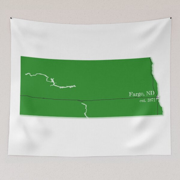 Item preview, Fargo, ND [Green] designed and sold by PhilbonianDezin.